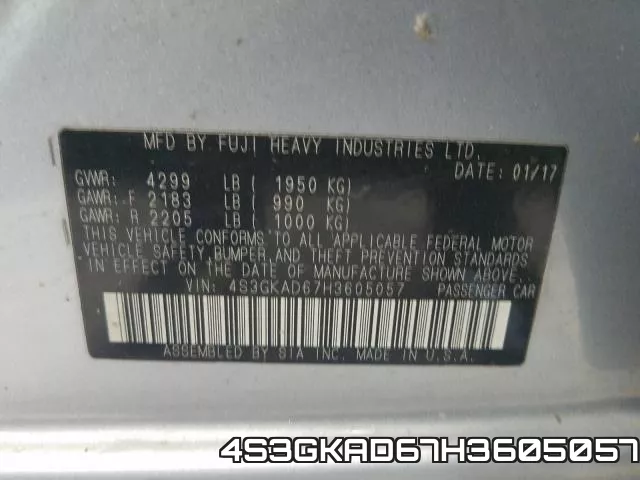 4S3GKAD67H3605057