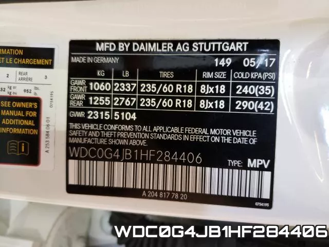WDC0G4JB1HF284406