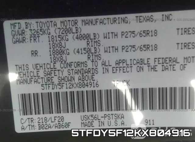 5TFDY5F12KX804916