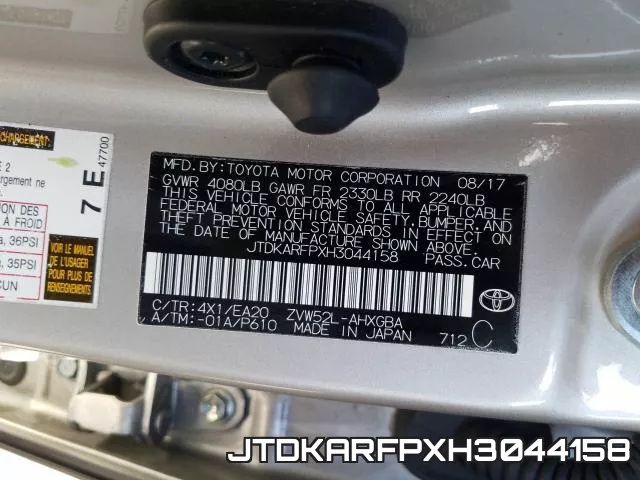JTDKARFPXH3044158