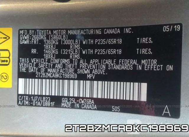 2T2BZMCA8KC198969