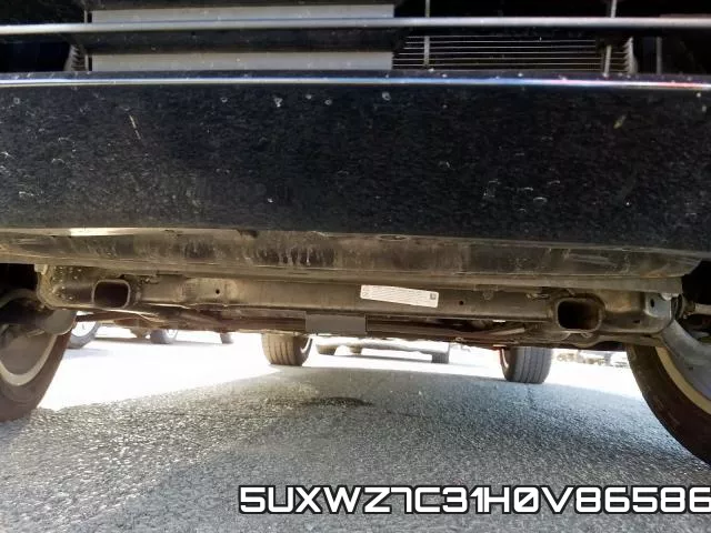 5UXWZ7C31H0V86586