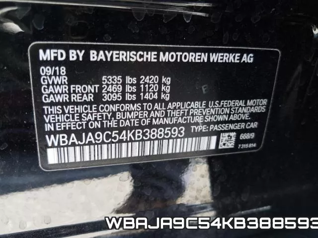 WBAJA9C54KB388593