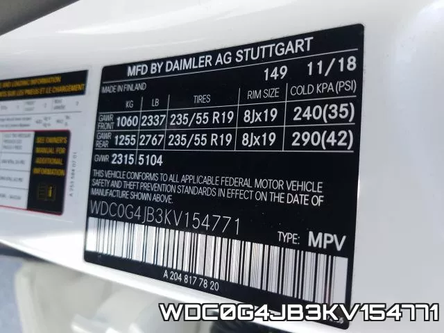 WDC0G4JB3KV154771