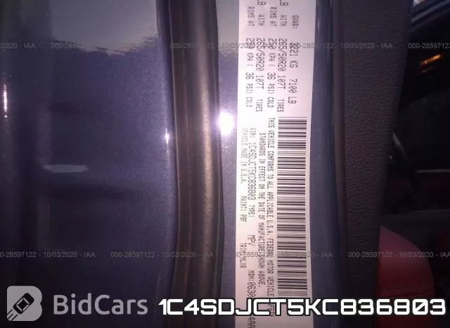 1C4SDJCT5KC836803