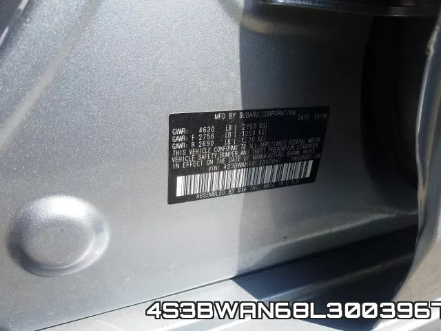 4S3BWAN68L3003967