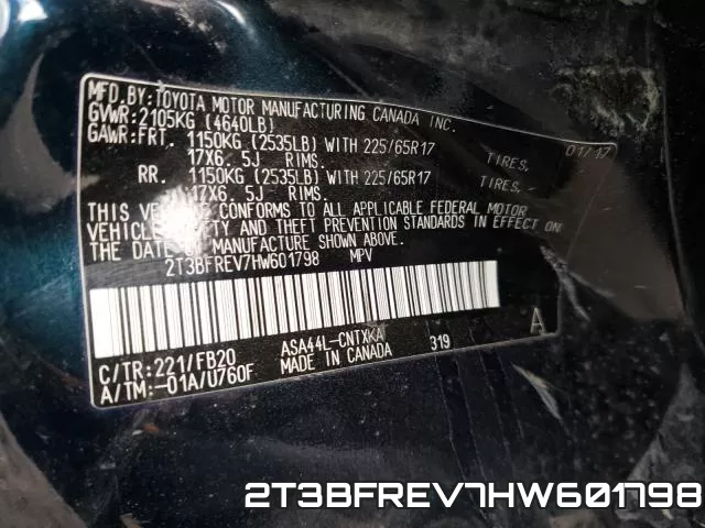 2T3BFREV7HW601798