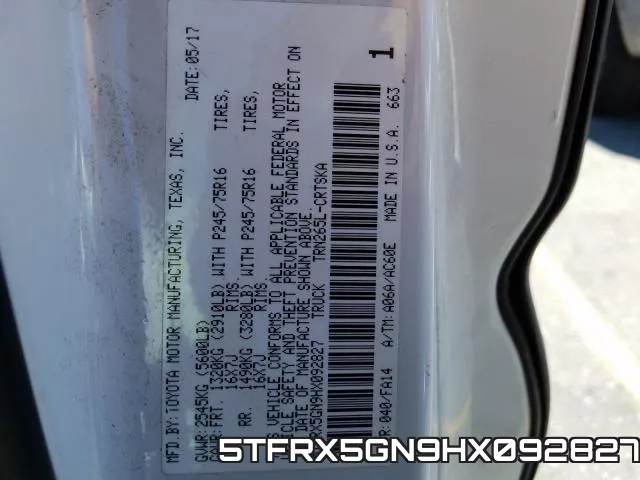 5TFRX5GN9HX092827