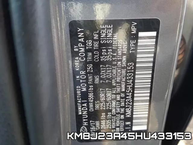 KM8J23A45HU433153