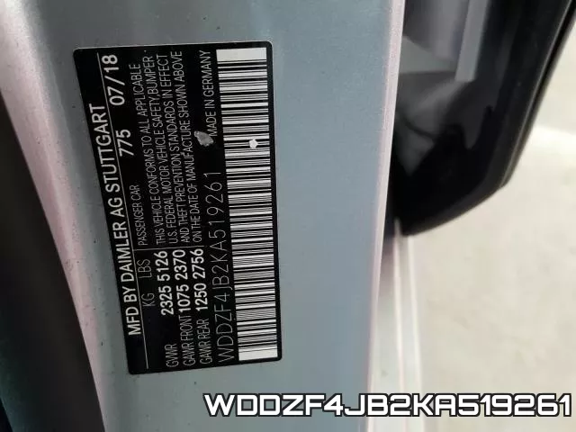WDDZF4JB2KA519261
