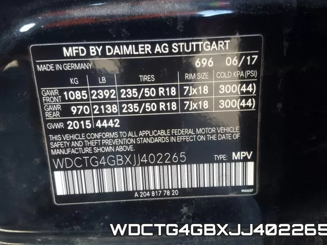 WDCTG4GBXJJ402265