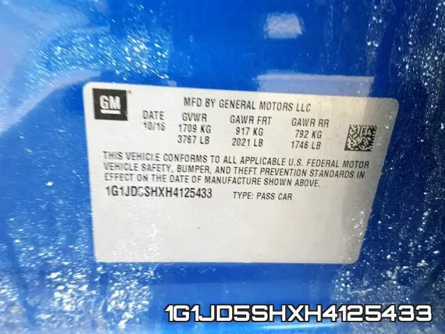 1G1JD5SHXH4125433