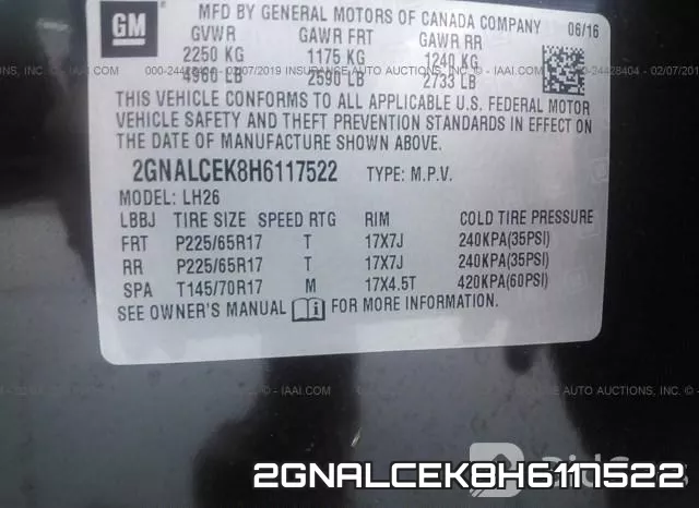 2GNALCEK8H6117522