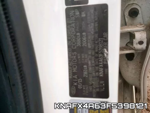 KNAFX4A63F5398121