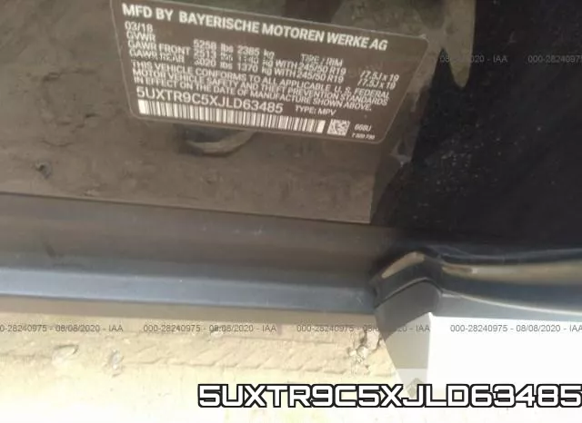 5UXTR9C5XJLD63485