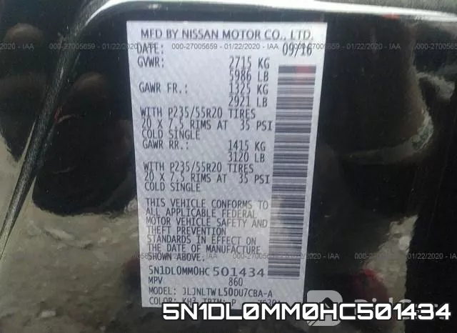 5N1DL0MM0HC501434