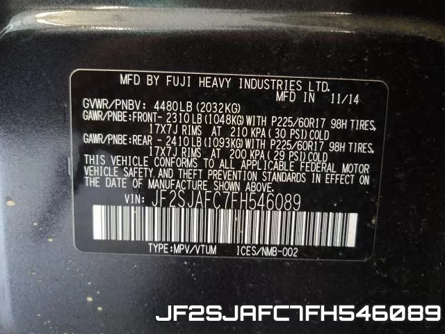 JF2SJAFC7FH546089