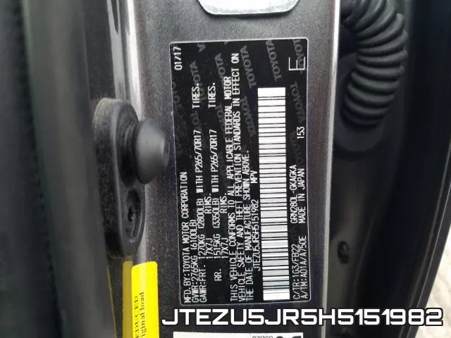 JTEZU5JR5H5151982