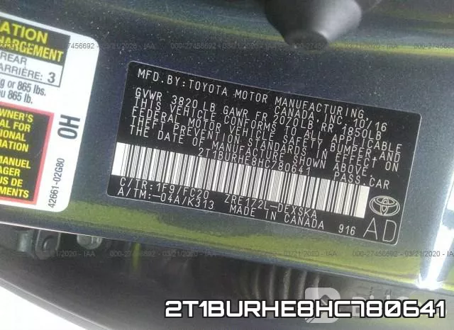 2T1BURHE8HC780641