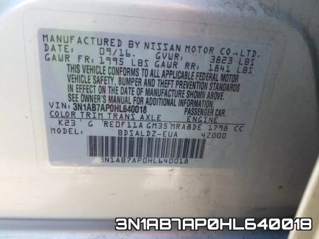 3N1AB7AP0HL640018