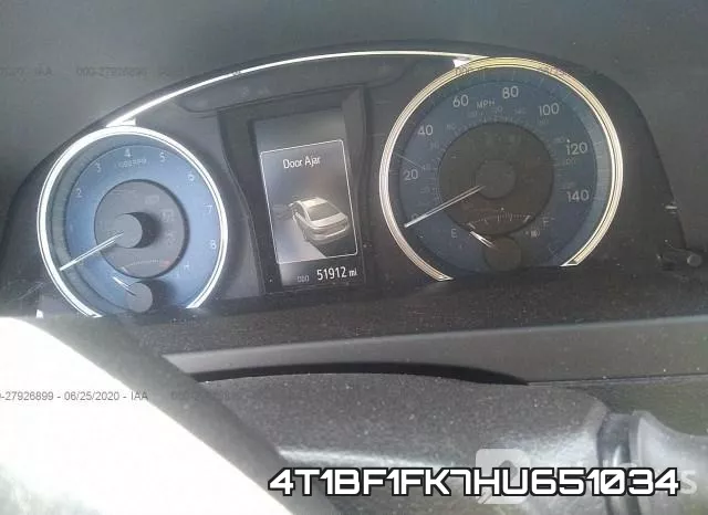 4T1BF1FK7HU651034