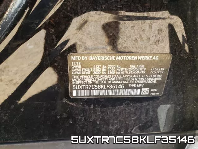 5UXTR7C58KLF35146