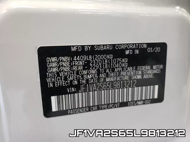 JF1VA2S65L9813212