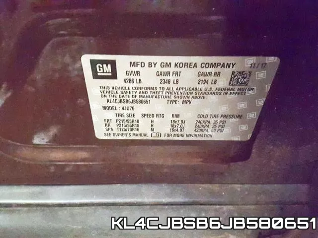 KL4CJBSB6JB580651