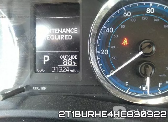 2T1BURHE4HC830922