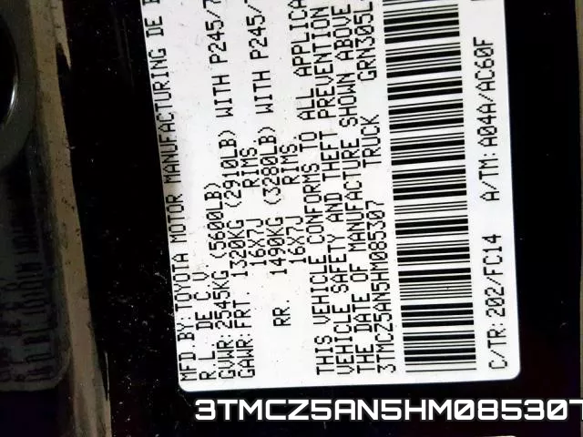 3TMCZ5AN5HM085307