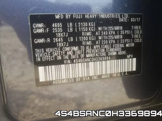 4S4BSANC0H3369894