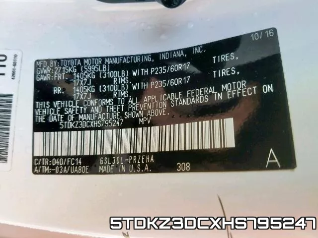 5TDKZ3DCXHS795247