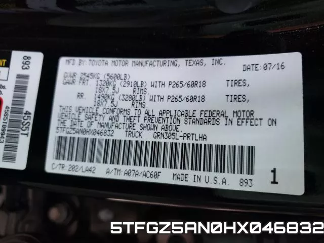 5TFGZ5AN0HX046832