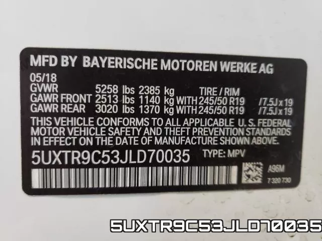 5UXTR9C53JLD70035