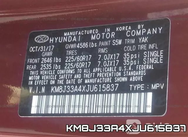 KM8J33A4XJU615837