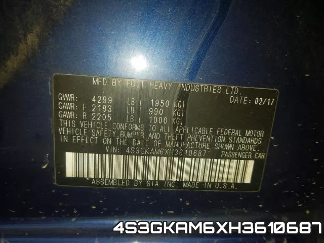 4S3GKAM6XH3610687