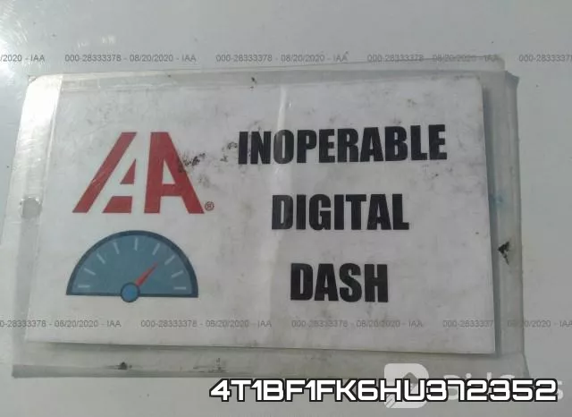4T1BF1FK6HU372352