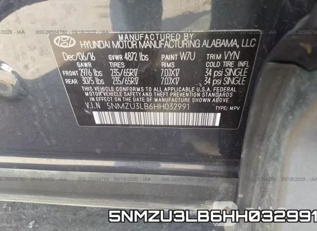 5NMZU3LB6HH032991