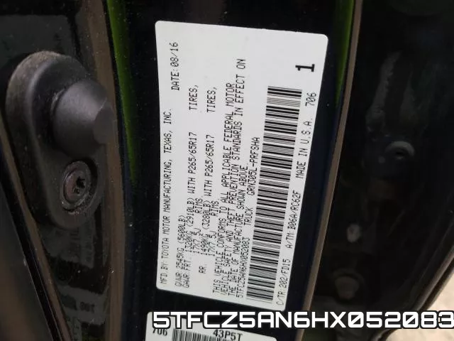 5TFCZ5AN6HX052083