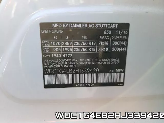 WDCTG4EB2HJ339420