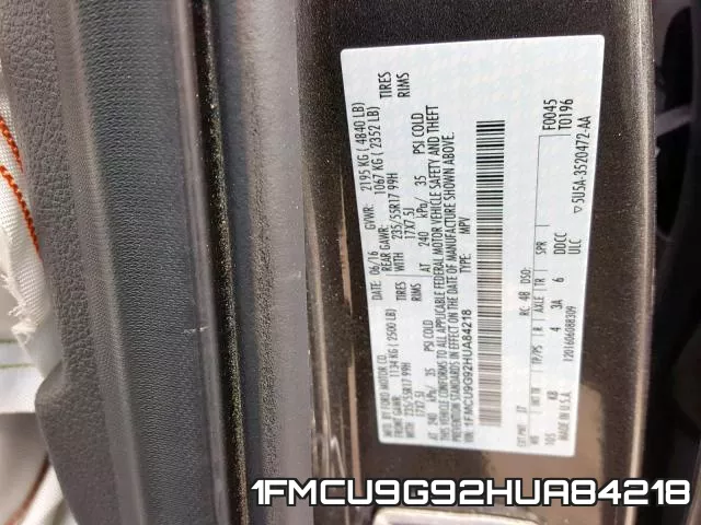 1FMCU9G92HUA84218