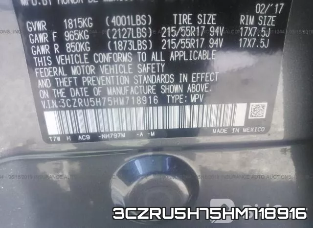 3CZRU5H75HM718916