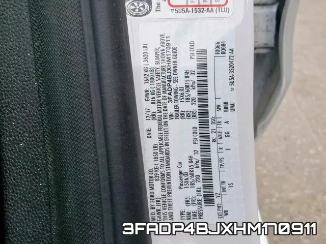3FADP4BJXHM170911