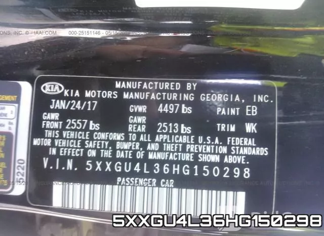 5XXGU4L36HG150298