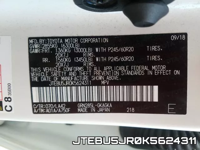 JTEBU5JR0K5624311