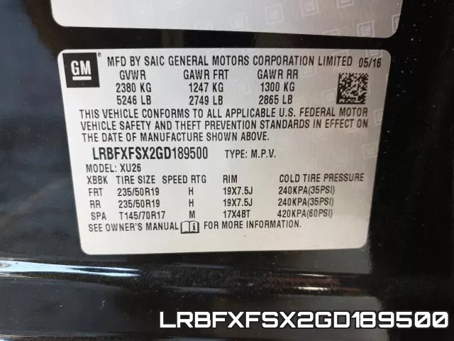 LRBFXFSX2GD189500