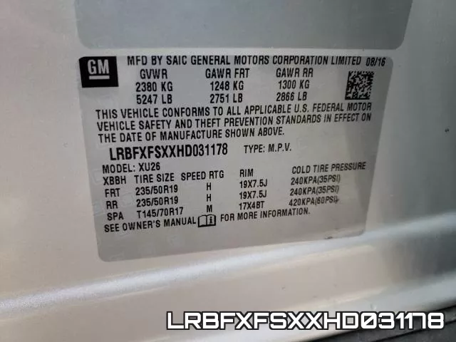 LRBFXFSXXHD031178