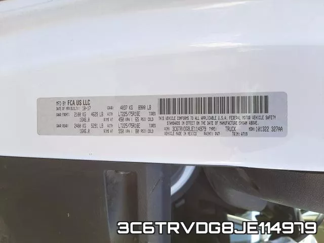 3C6TRVDG8JE114979
