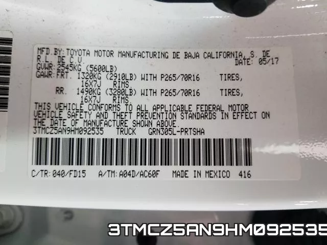 3TMCZ5AN9HM092535