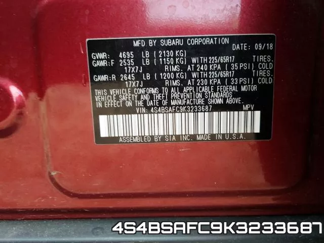 4S4BSAFC9K3233687